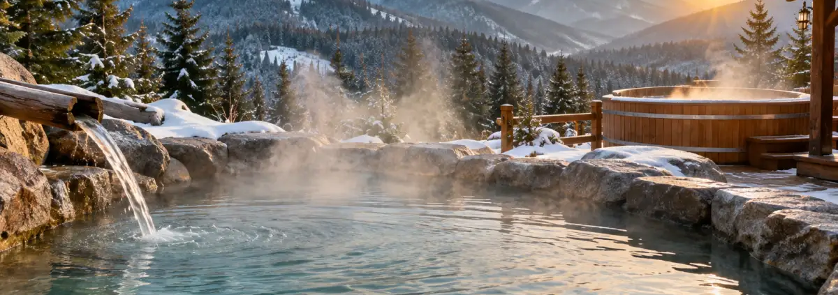 Гарячі джерела, термальні басейни, чани та SPA в Карпатах