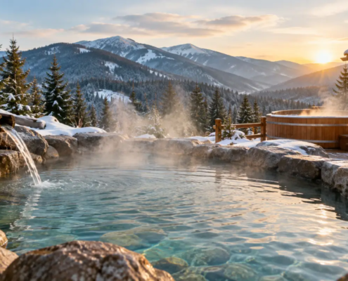 Гарячі джерела, термальні басейни, чани та SPA в Карпатах