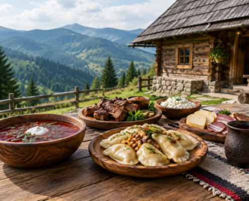 Колиба в Карпатах: де скуштувати гуцульські та закарпатські страви