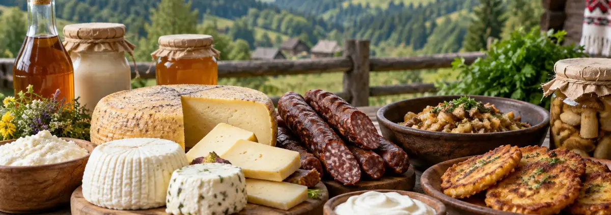 Что купить и попробовать в Карпатах: сыры, продукты и блюда гуцульской кухни
