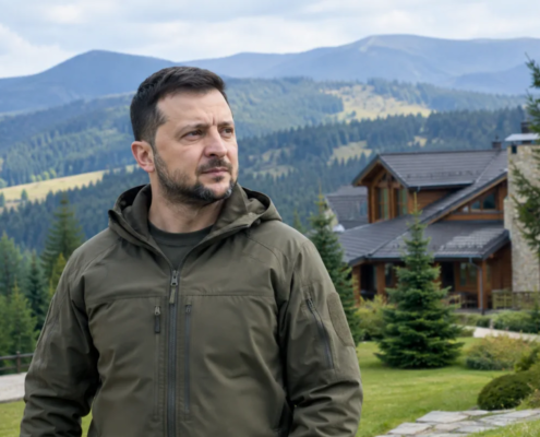 Зеленський у Карпатах: що відомо про резиденцію «Синьогора»